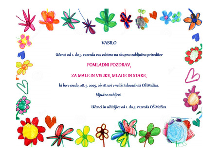 VABILO_POMLADNI POZDRAV slika